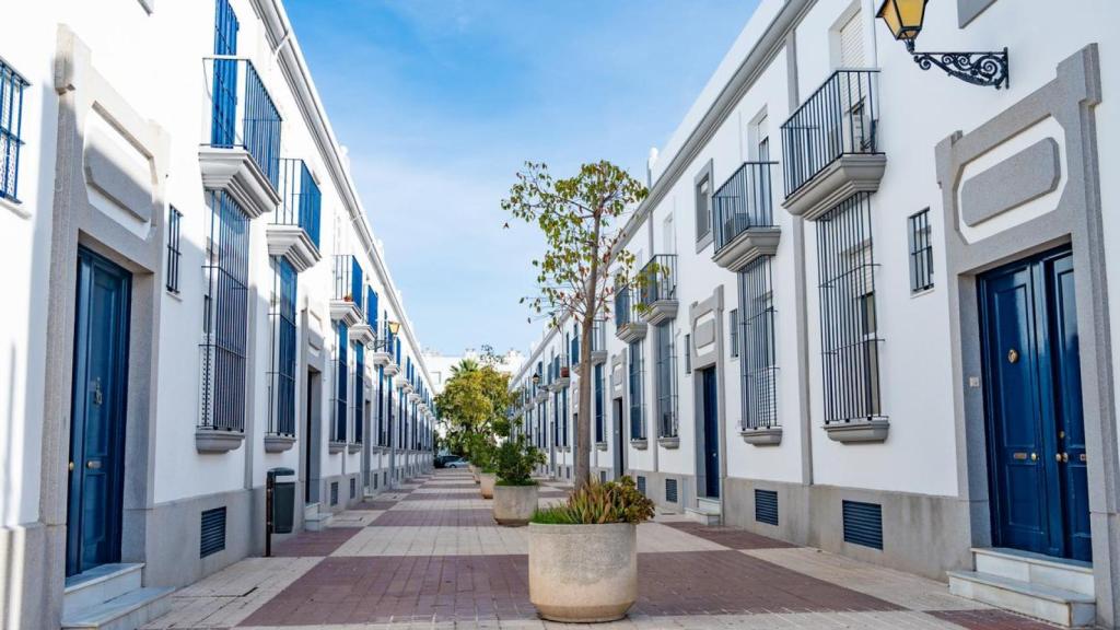 Una de las calles más reconocibles de El Puerto de Santa María, en Cádiz.