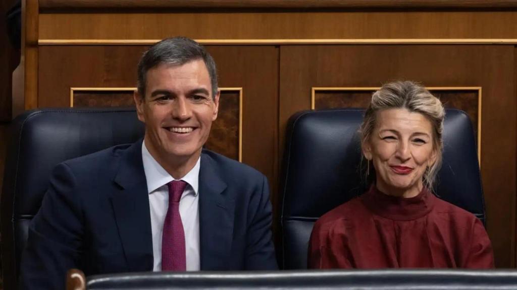 El presidente del Gobierno, Pedro Sánchez y la vicepresidenta segunda, Yolanda Díaz.