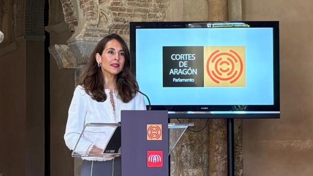 María Navarro, presidenta de las Cortes de Aragón