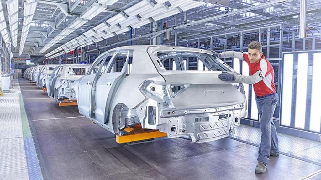 Foto de archivo en la línea de montaje del Audi A1 en la planta de Seat Martorell.