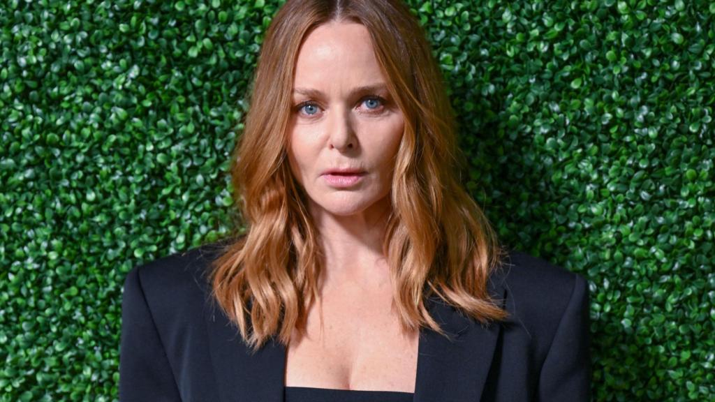 La diseñadora Stella McCartney en un evento celebrado en Londres en 2024.