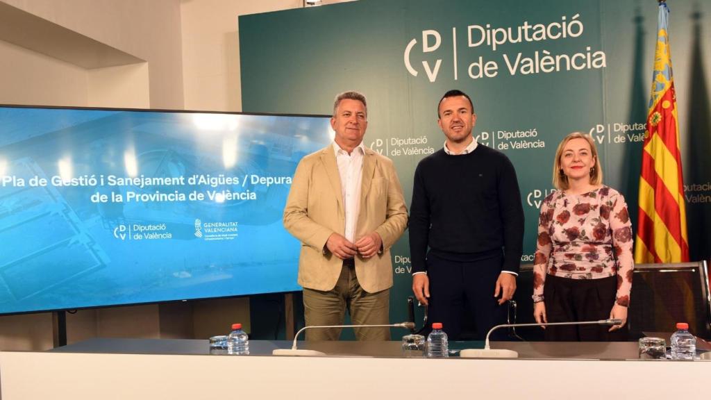 Vicente Martínez Mus, Vicente Mompó y Natàlia Enguix. EE