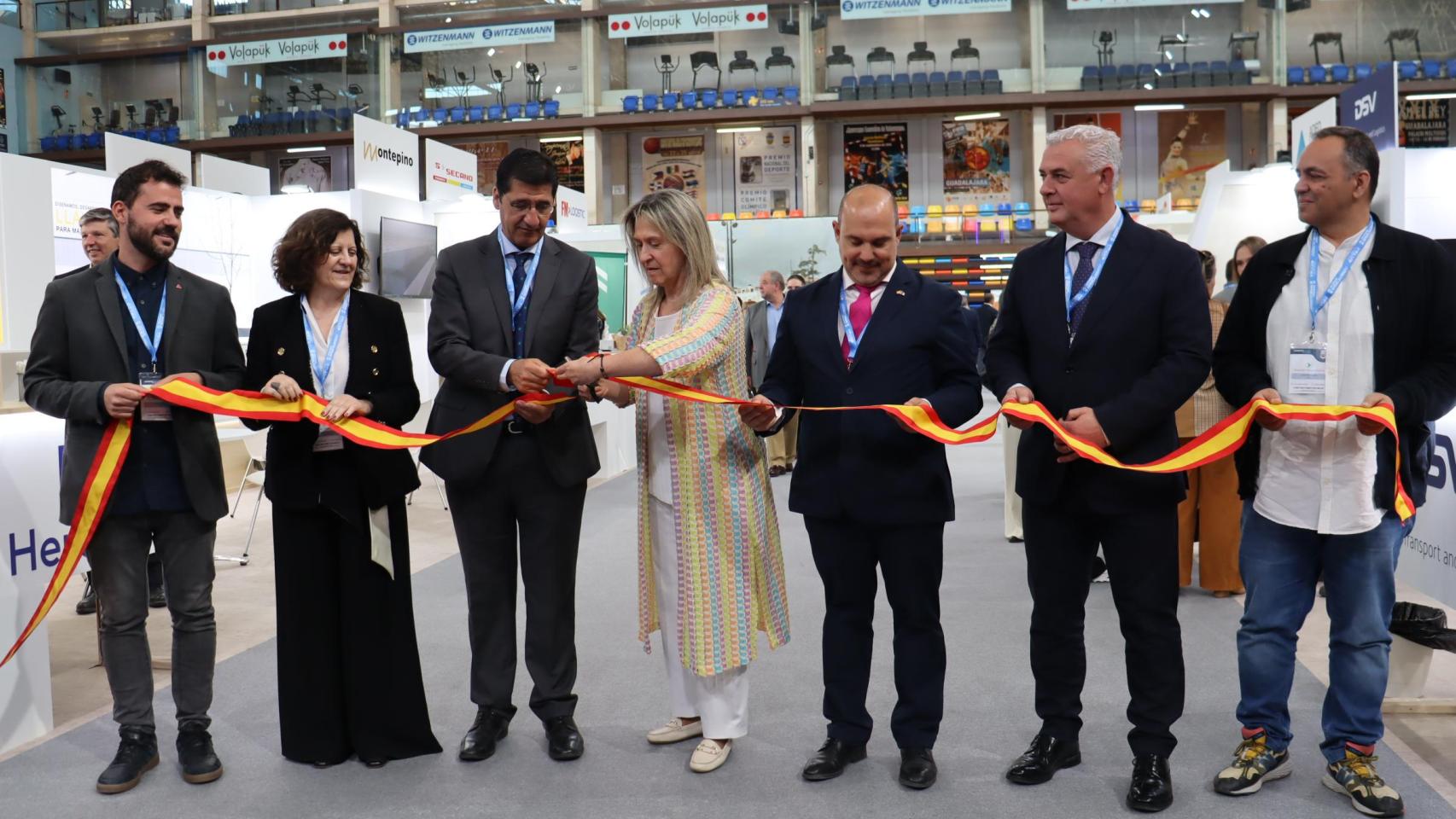 Inauguración de la feria 'Logistic Spain' en Guadalajara. Foto: JCCM.