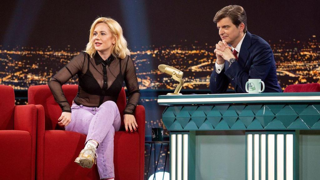 Henar Álvarez y Marc Giró, en 'Late Xou'.