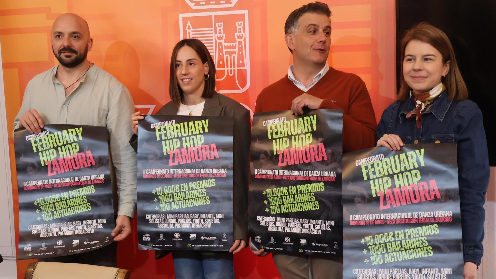 Presentación en el Ayuntamiento de Zamora de la segunda edición del February Hip Hop.
