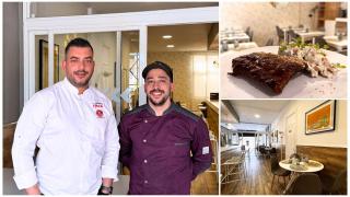 PedroMéndez y Manuel Veiga, gerente y cocinero de Vacaloura