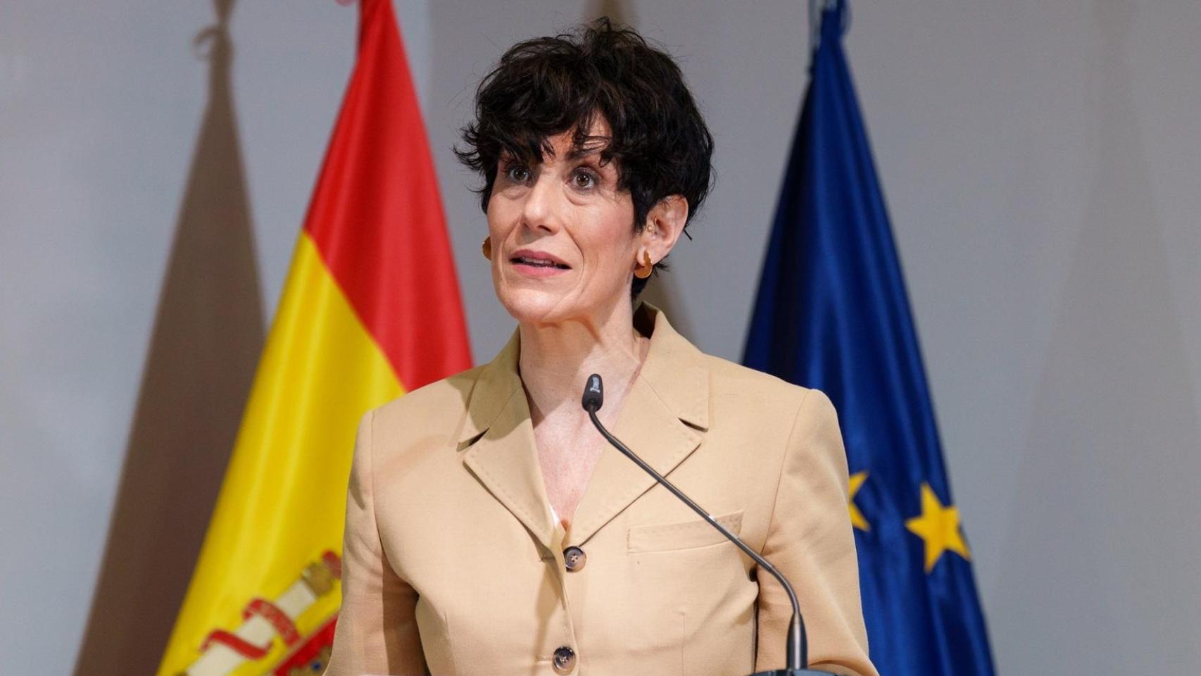 La ministra de Inclusión, Seguridad Social y Migraciones, Elma Saiz.