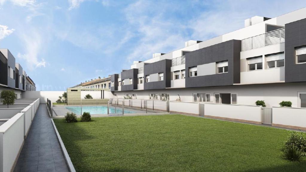 La promoción Villas del Gállego en el municipio de Villanueva de Gállego