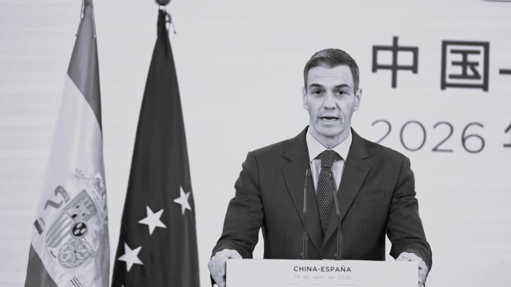 Pedro Sánchez, este martes en Pekín.