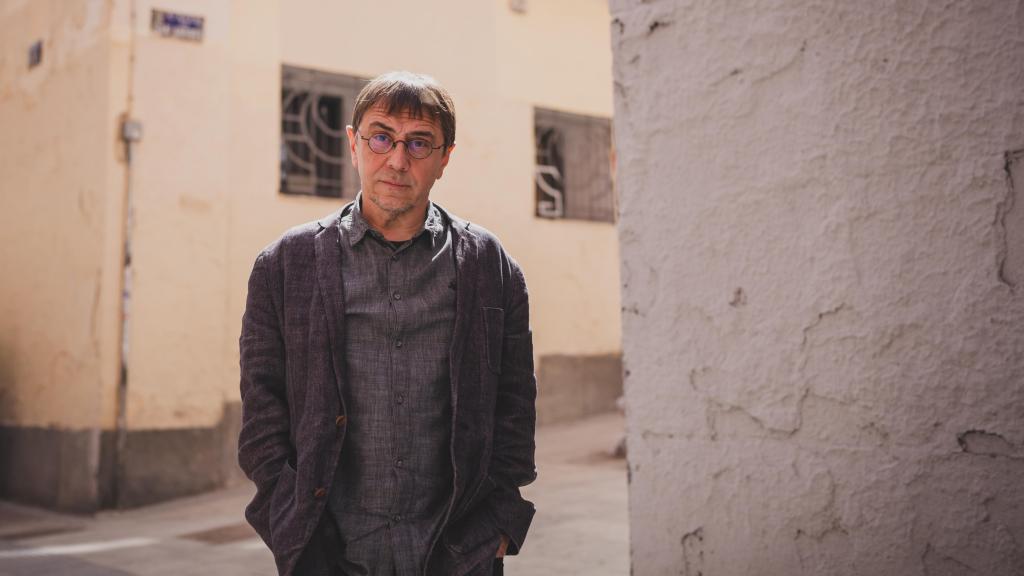 Juan Carlos Monedero durante la entrevista con EL ESPAÑOL.