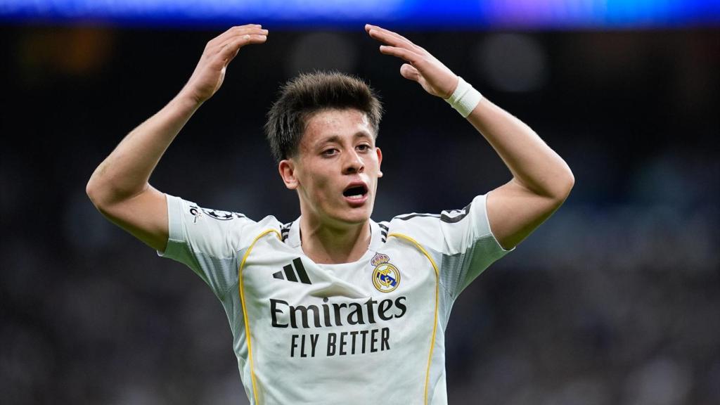 Arda Güler, con el Real Madrid