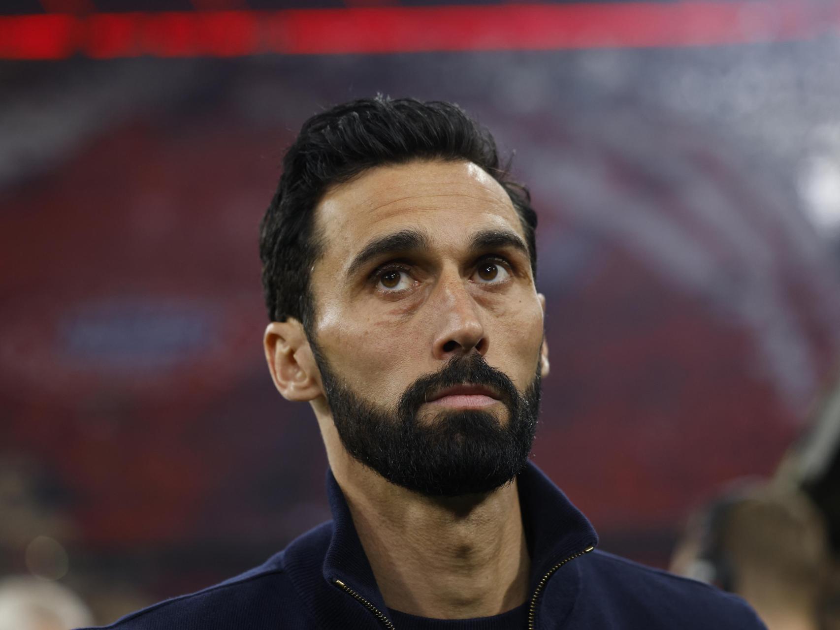 Álvaro Arbeloa, en el Allianz Arena