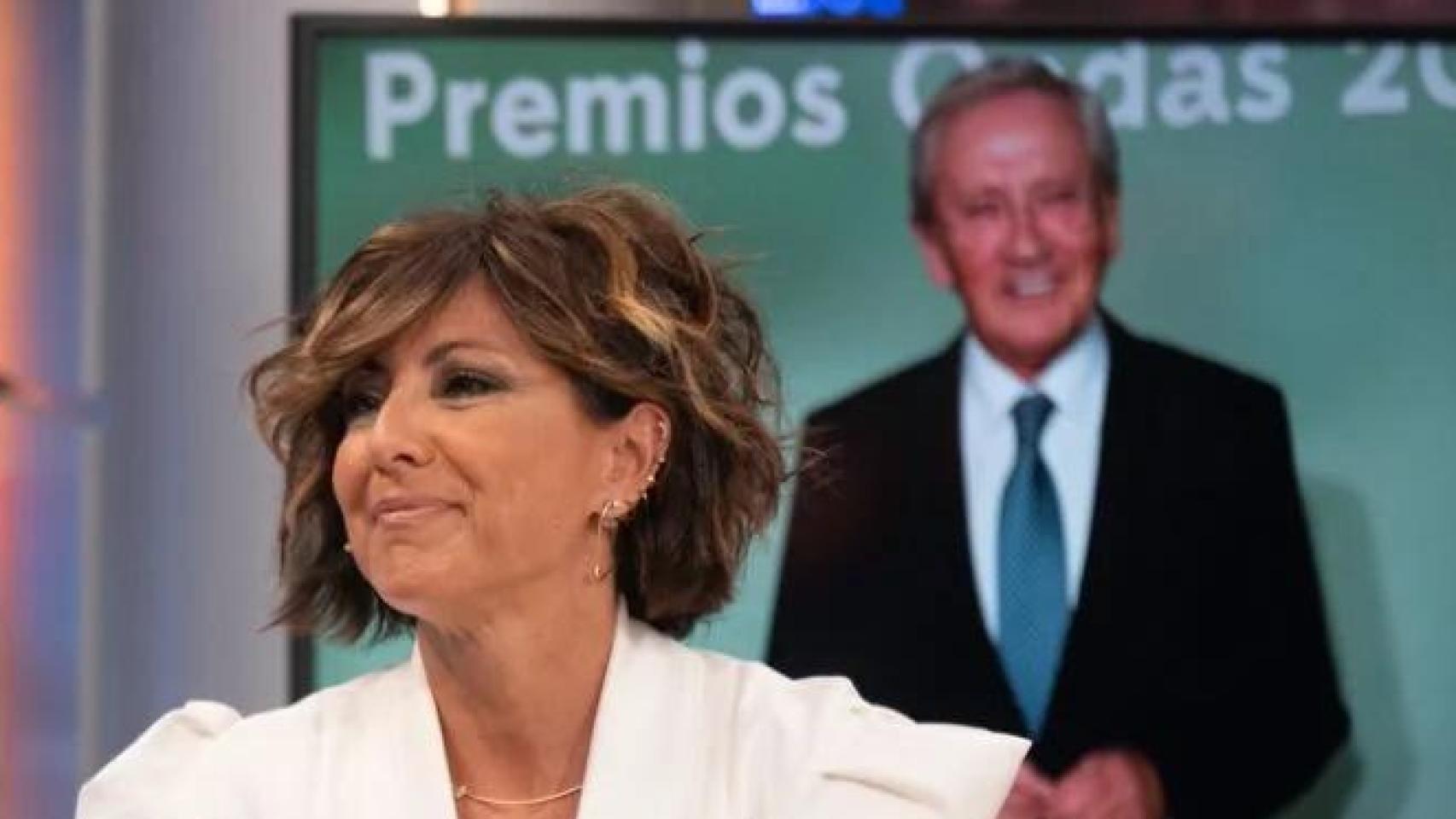 Sonsoles Ónega en su visita a 'El Hormiguero' de Pablo Motos.