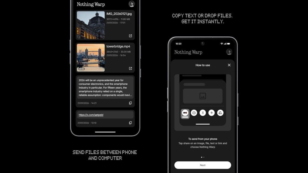 Nothing Warp para Android
