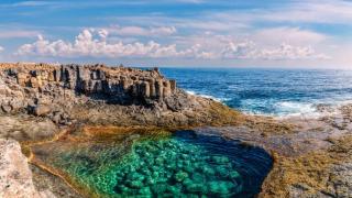 Piscina natural en Caleta de Fuste, Fuerteventura.