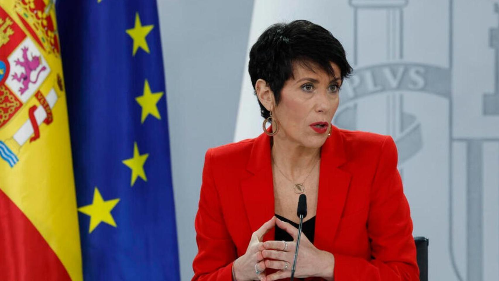 Elma Saiz, ministra de Seguridad Social.