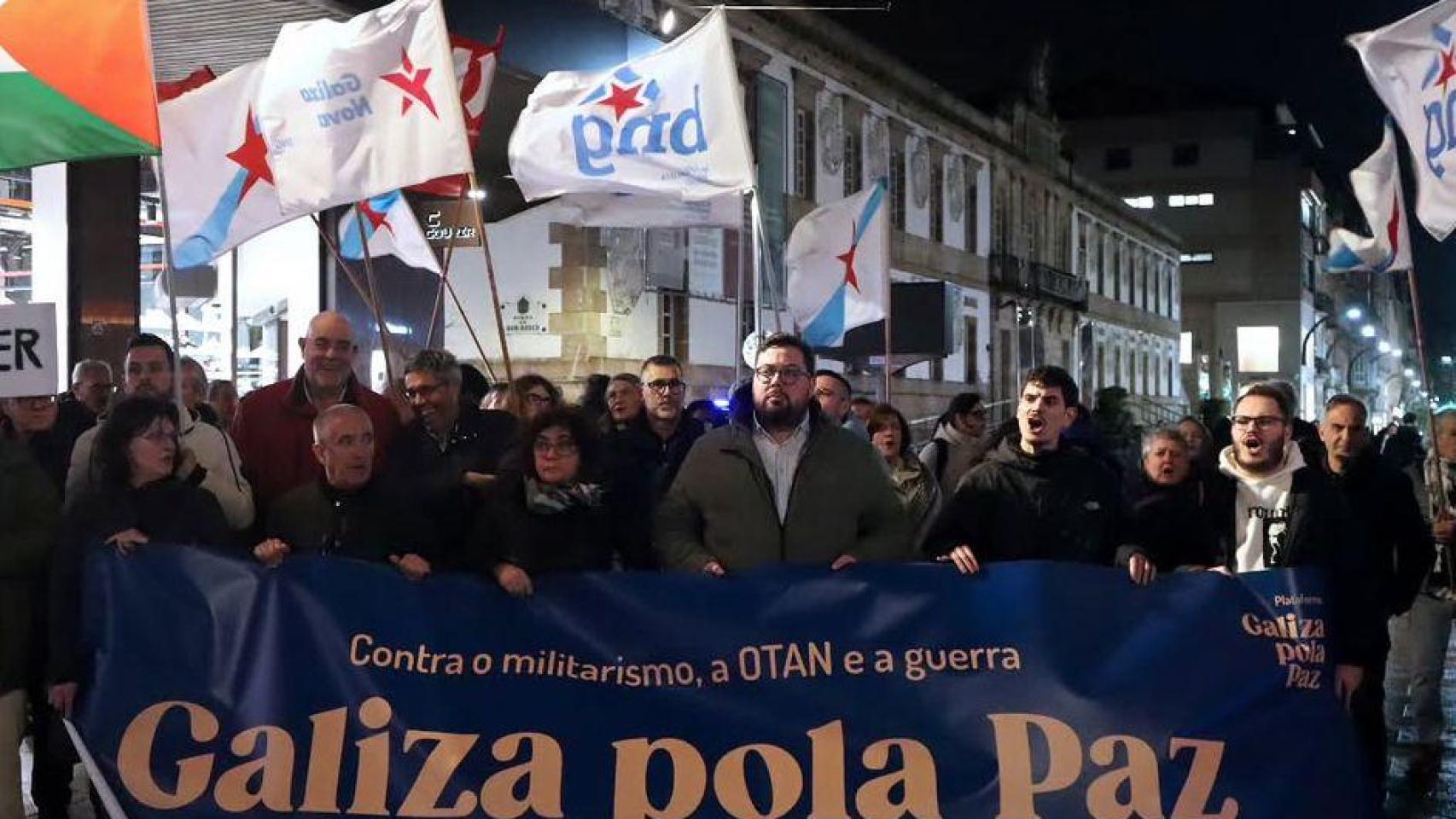 Manifestación Galiza Nova en Vigo.