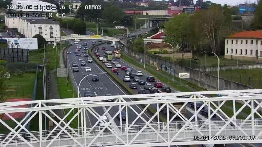 Imagen del accidente.