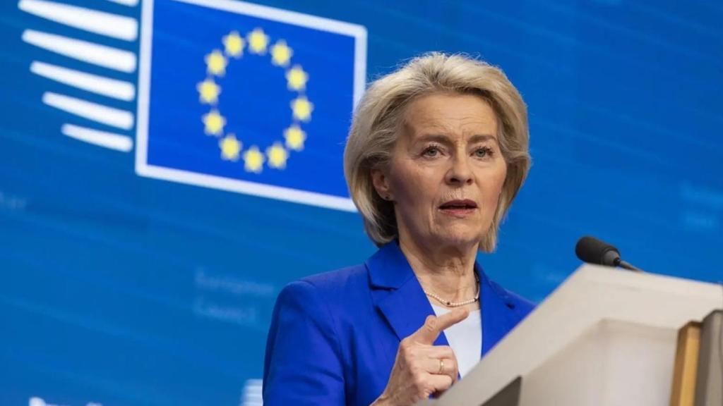 Ursula Von der Leyen, presidenta de la Comisión Europea.