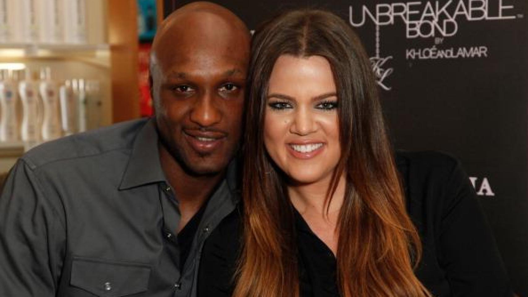 Lamar odom y Khloé Kardashian.