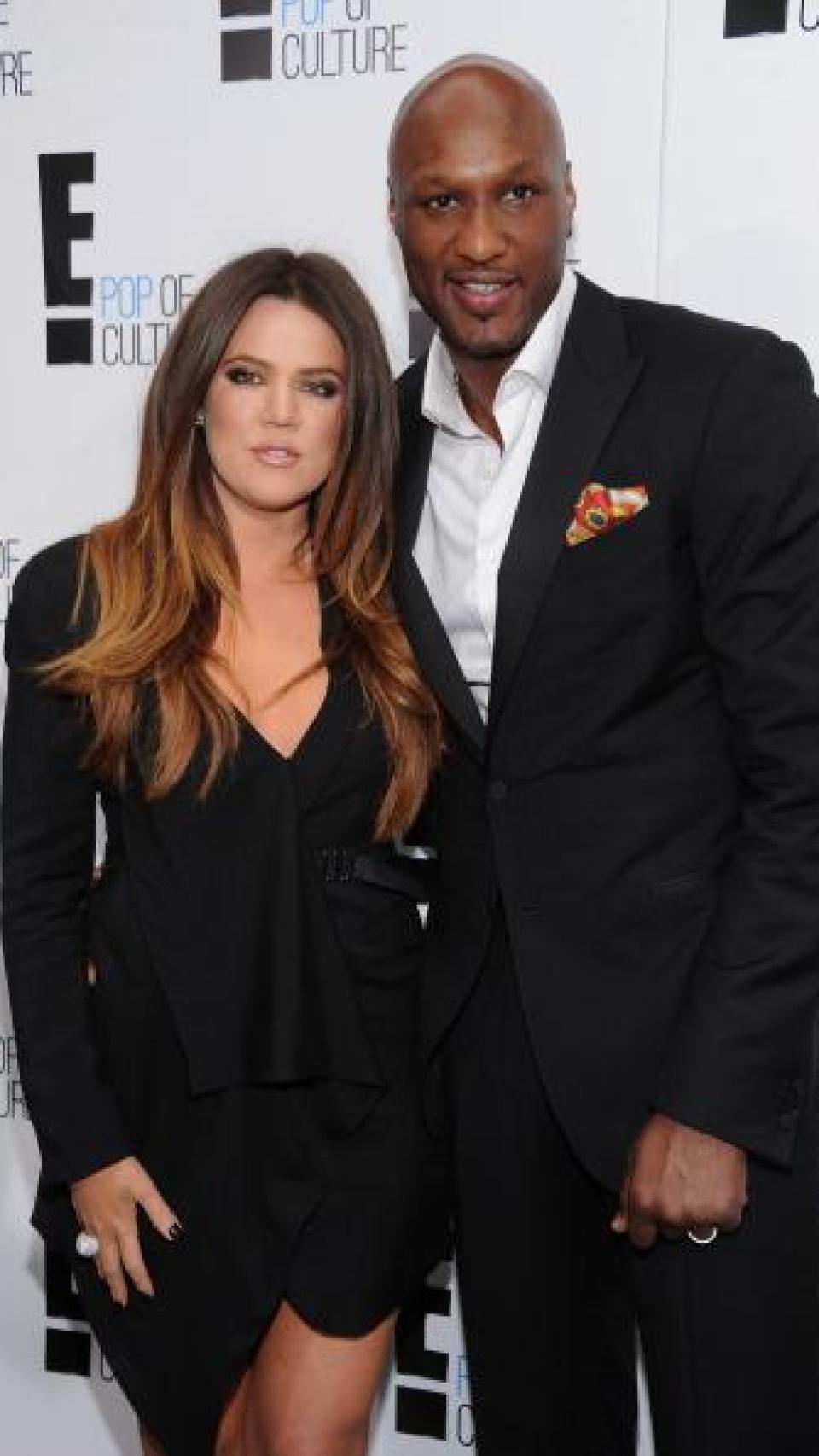 Khloé Kardashian y Lamar Odom.