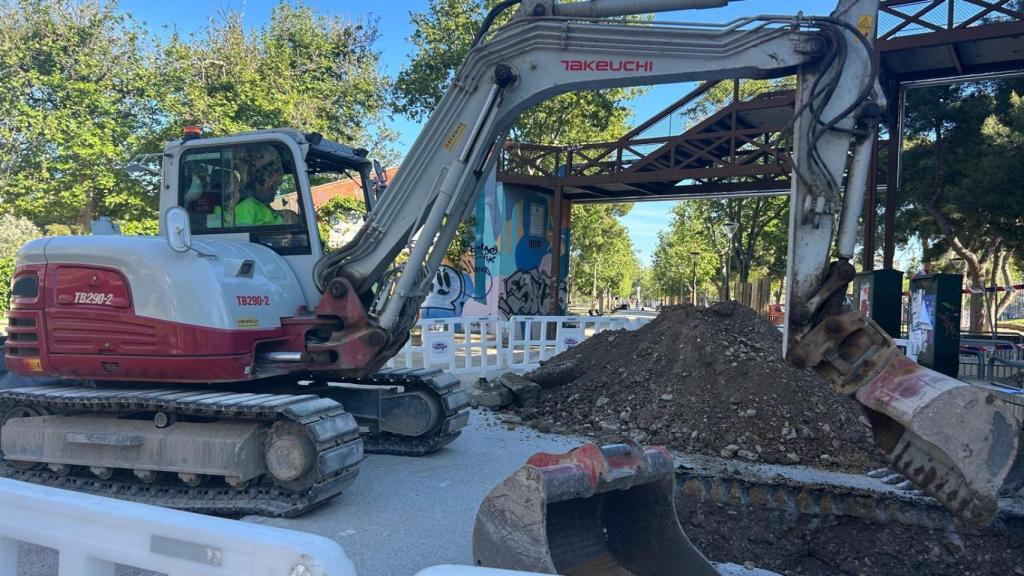 Inician las obras en el parque del Tío Jorge.