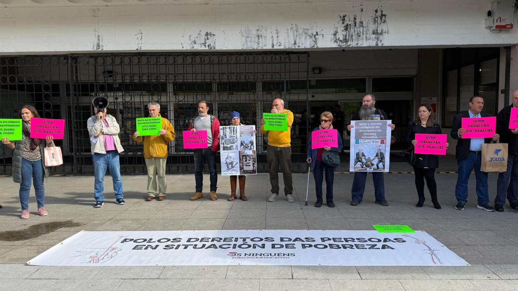 Imagen de la concentración de este jueves