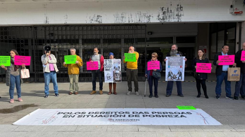 Imagen de la concentración de este jueves