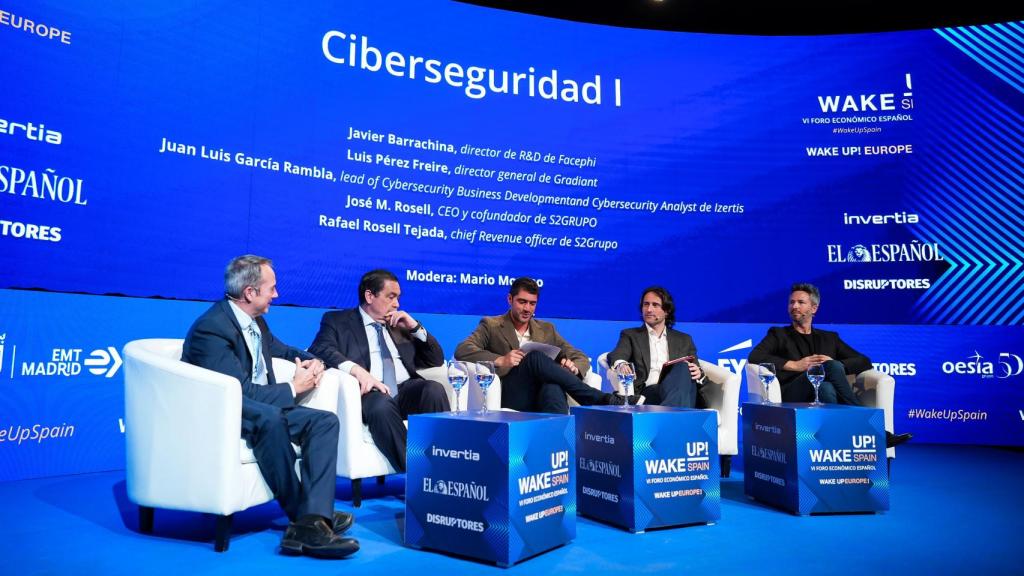 Un momento de la mesa redonda sobre cibereguridad en Wake Up, Spain!