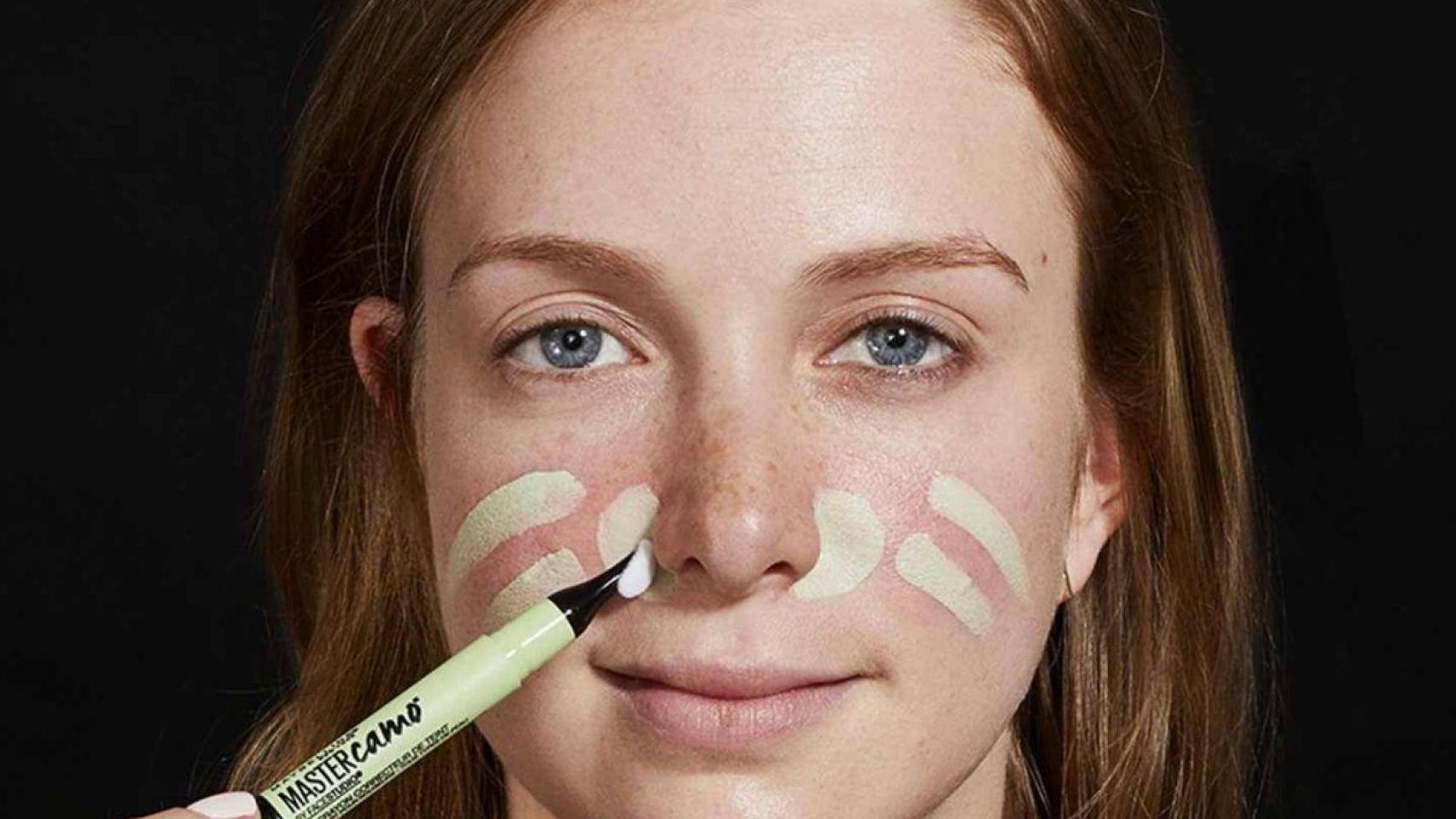 Corrector borrador de Maybelline New York en verde