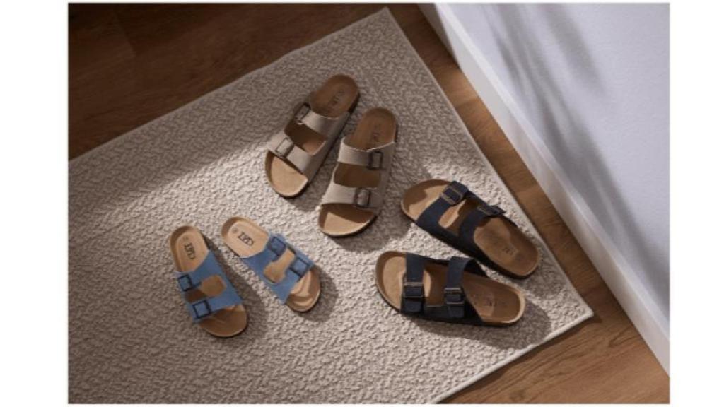 Sandalias ergonómicas.