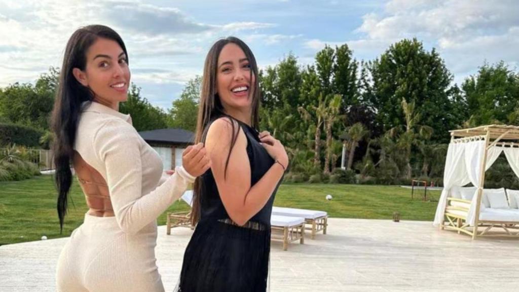 Georgina Rodríguez y su hermana Ivana.
