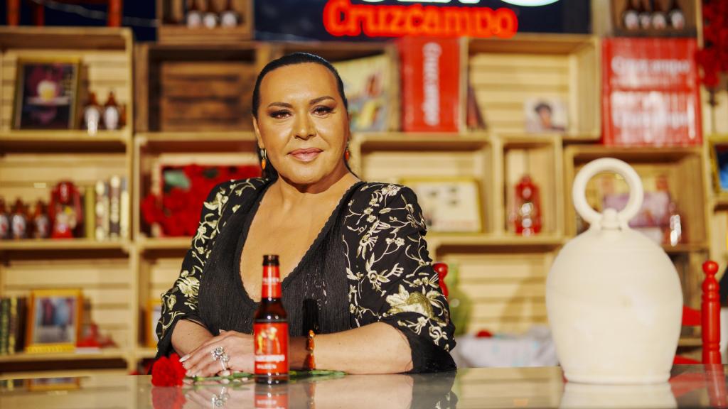 Falete en una imagen promocional del 'Tinglao de Cruzcampo' de Sevilla.