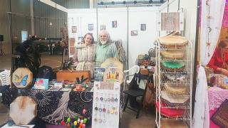Imagen de uno de los puestos en una Feria Esotérica anterior en Astorga.