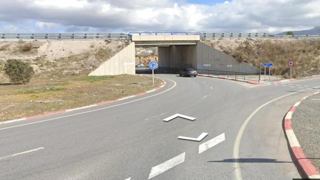 Zona en la que se ha producido el accidente.