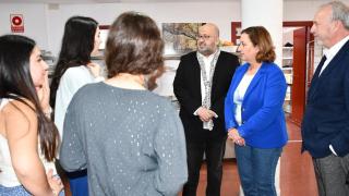 Conchi Cedillo ha visitado la residencia universitaria Santa María de la Cabeza, ubicada en el Casco histórico de Toledo ciudad.