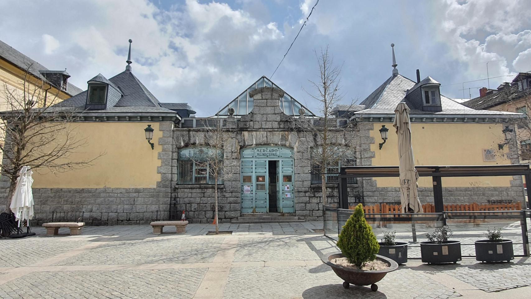 El mercado municipal del municipio segoviano del Real Sitio de San Ildefonso