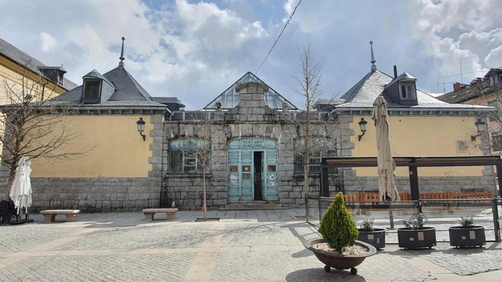 El mercado municipal del municipio segoviano del Real Sitio de San Ildefonso