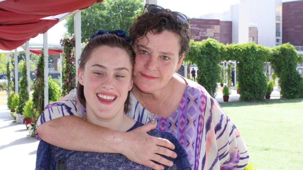 María Ángeles y su hija Cristina en una foto personal.