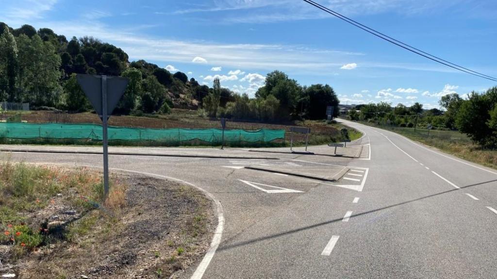 Uno de los accesos a La Hiniesta, en la provincia de Zamora