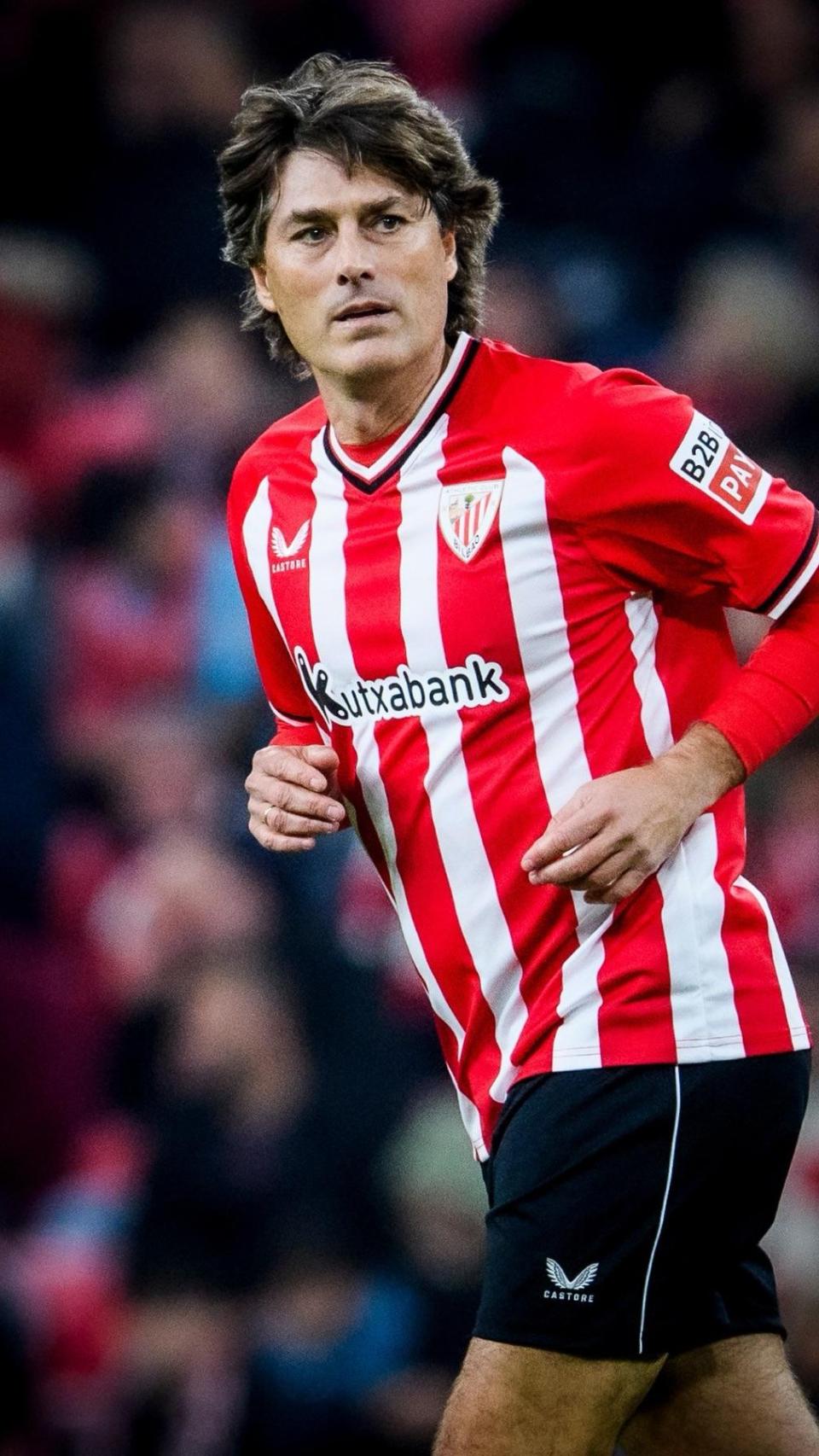 Julen Guerrero, en un partido.