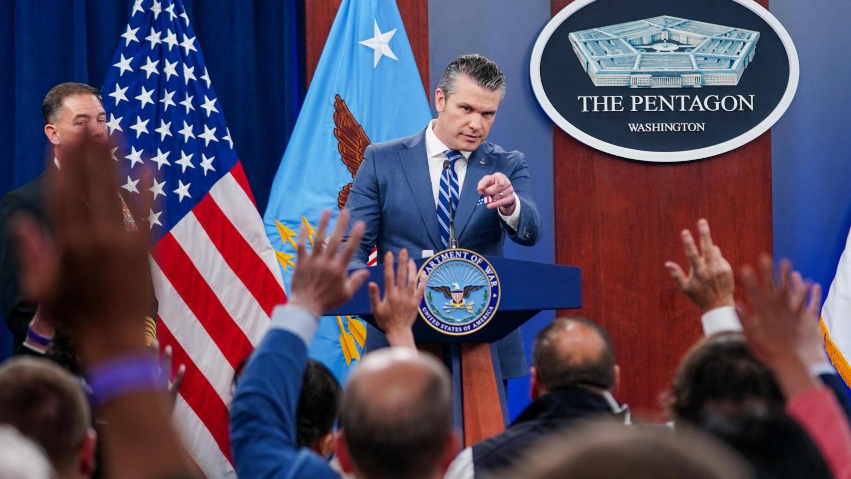 El secretario de Guerra de Estados Unidos, Pete Hegseth.