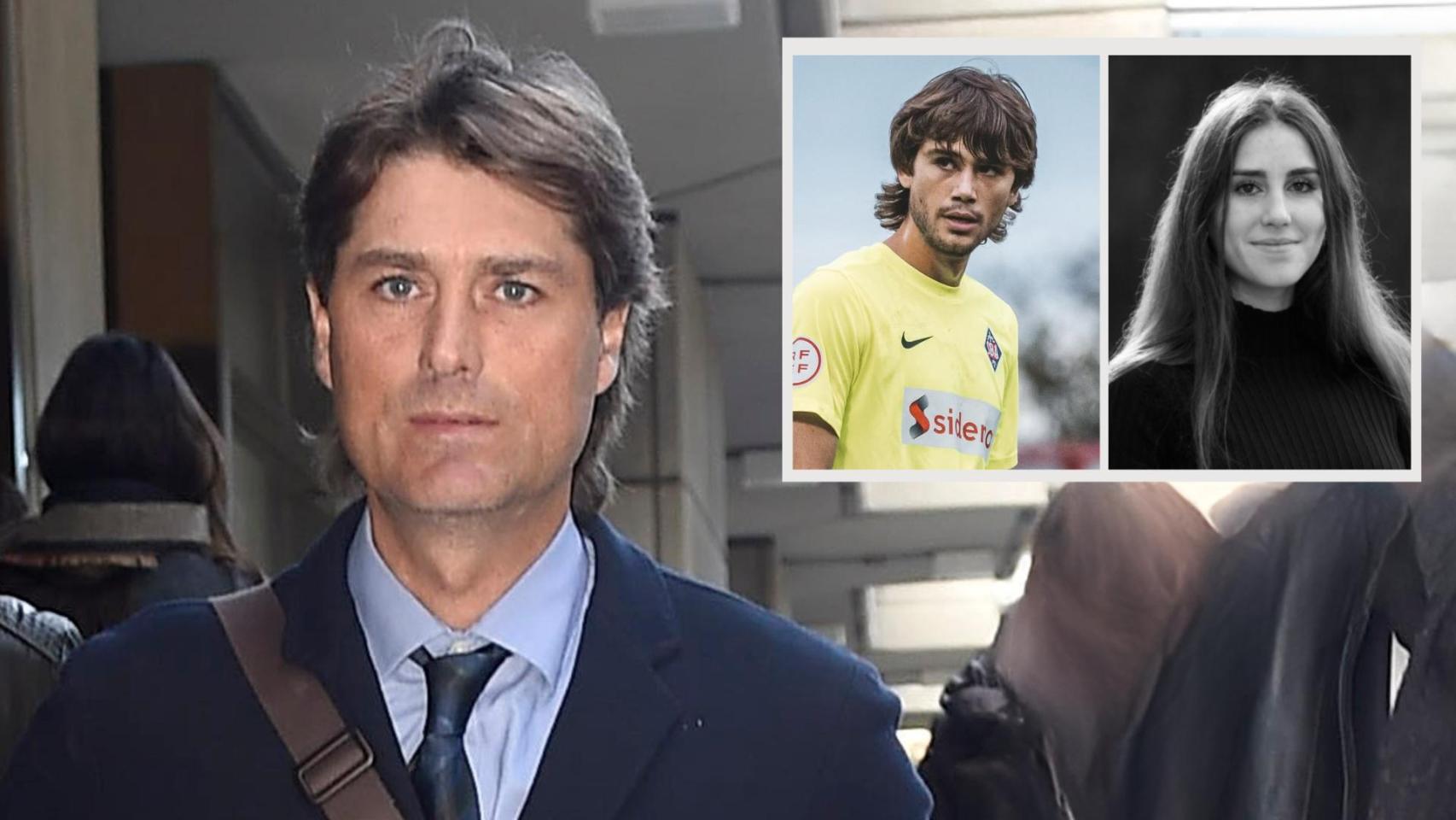 Julen Jon y Karla, hijos de Julen Guerrero.