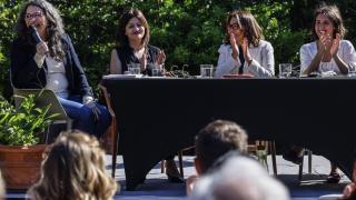 Mónica Oltra, Sira Rego, e Irene Montero. Ana Escobar / EFE