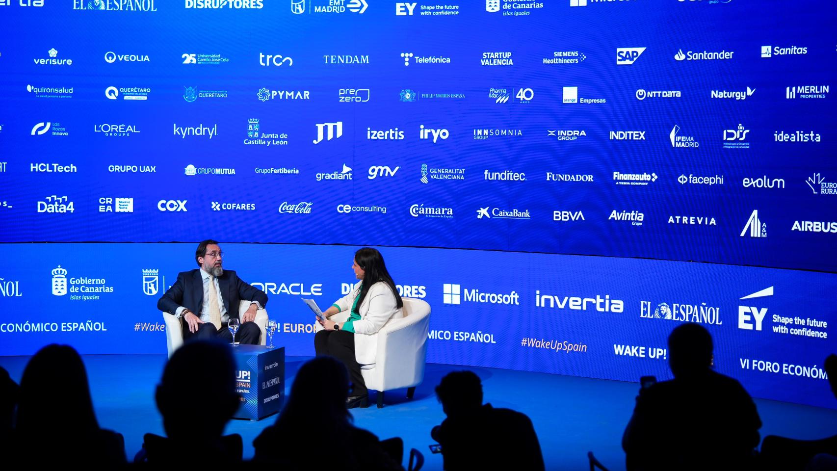 Diego Maus, director general del Grupo IFA, en su conversación con Laura Piedehierro, redactora de EL ESPAÑOL-Invertia.