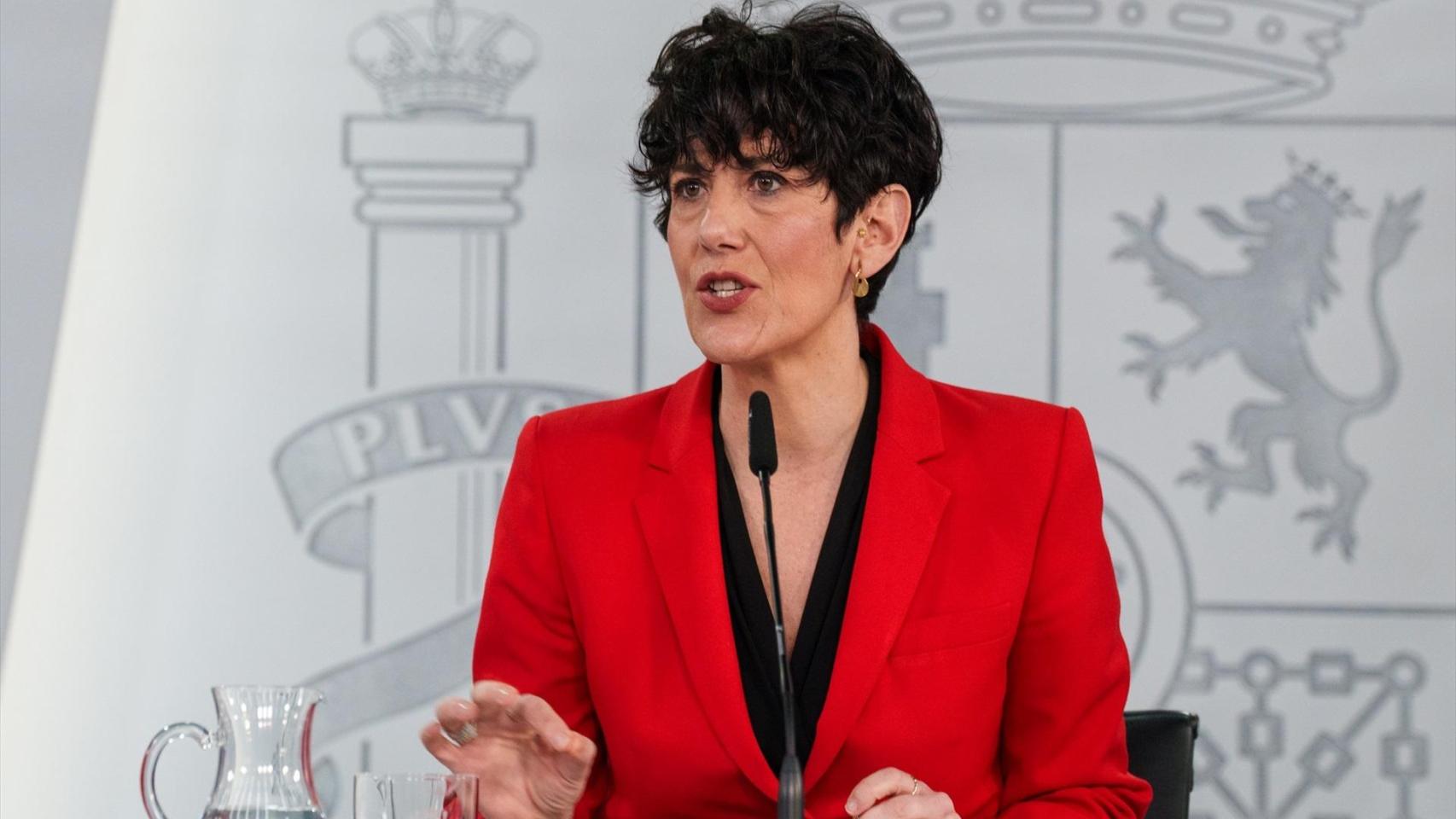 La ministra de Inclusión, Seguridad Social y Migraciones, Elma Saiz.