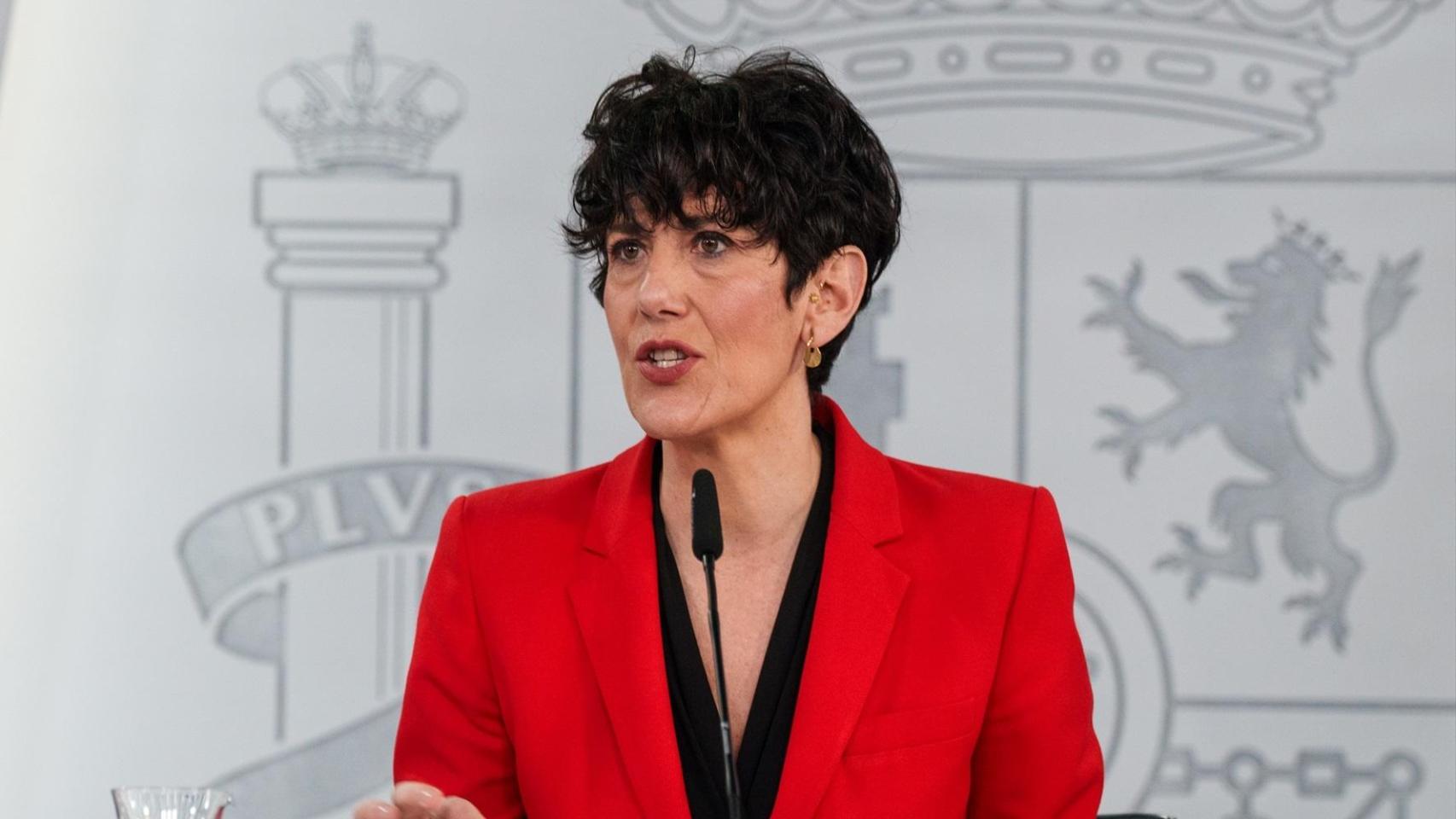 La ministra de Inclusión, Seguridad Social y Migraciones, Elma Saiz.