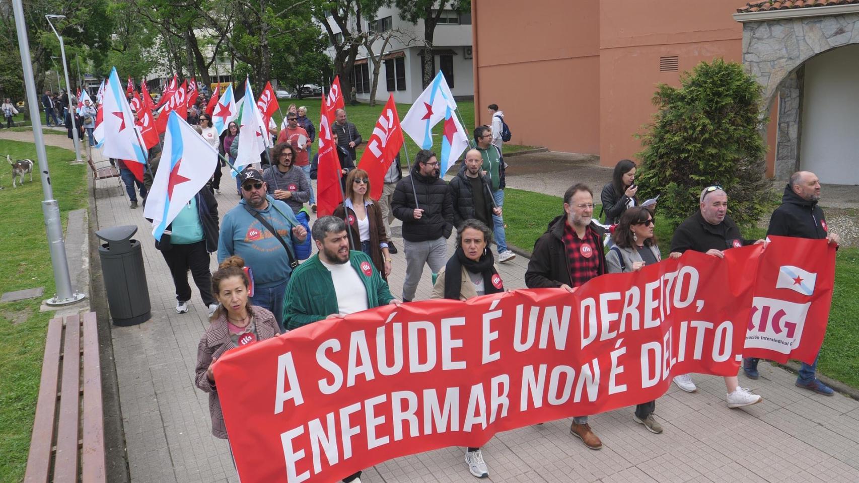 La CIG sale a la calle en Galicia contra la criminalización del absentismo laboral