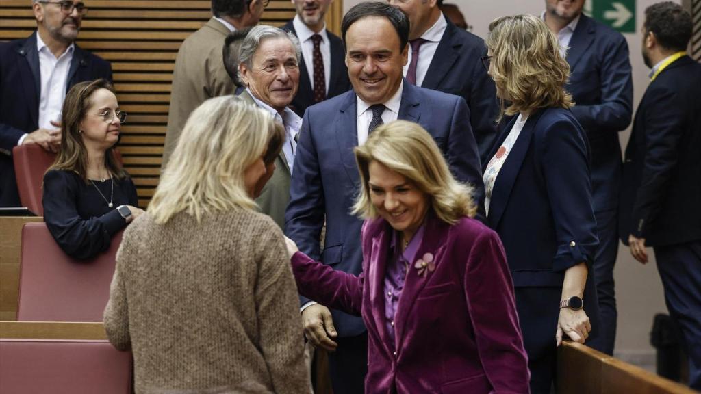 Juanfran Pérez Llorca, este miércoles en Les Corts. Rober Solsona / EP