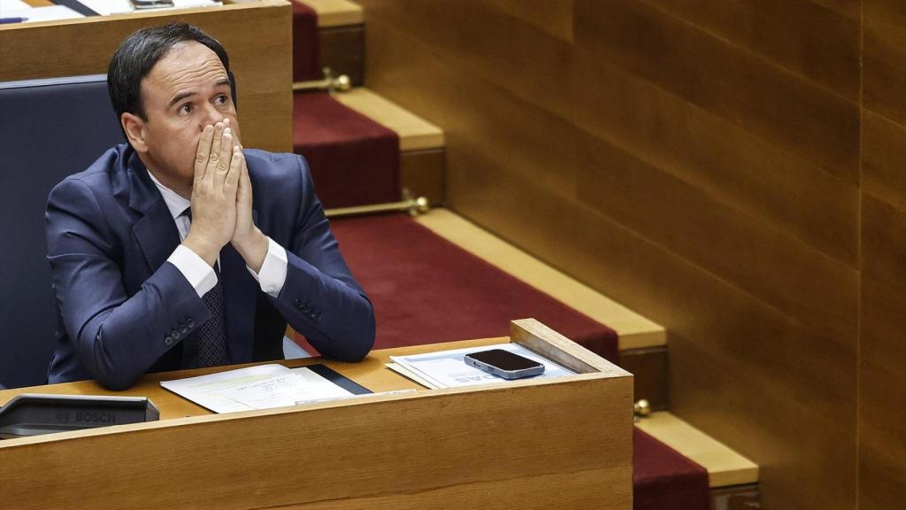 Juanfran Pérez Llorca, en Les Corts. Rober Solsona / EP